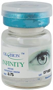 OKVision Infinity, плюсовые диоптрии (1 шт.) линзы на 6 месяцев